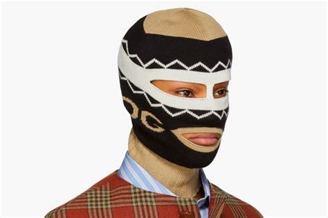 gucci knitted mask|Gucci black jumper.